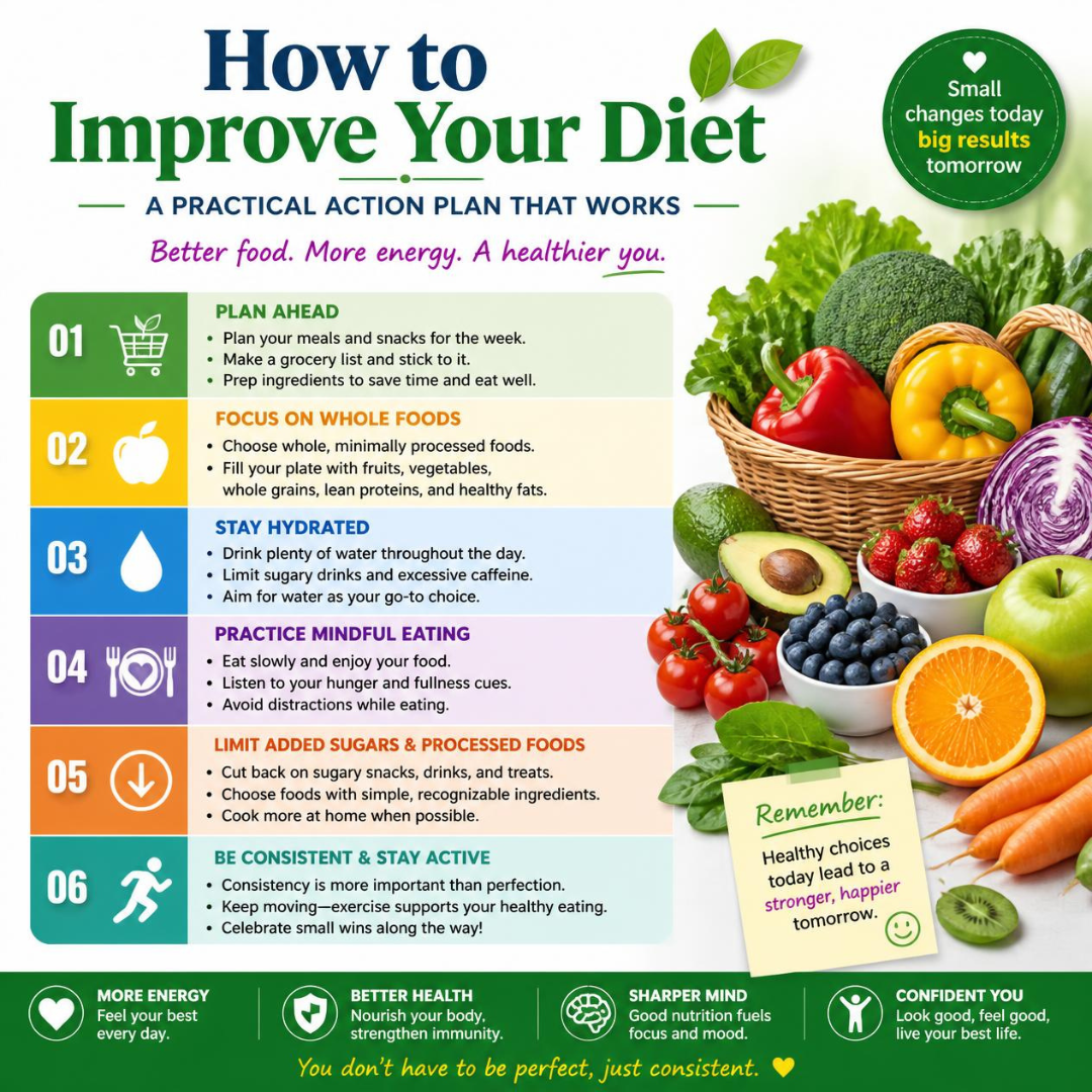 How to Improve Your Diet: A Step-by-Step Action Plan That Works
